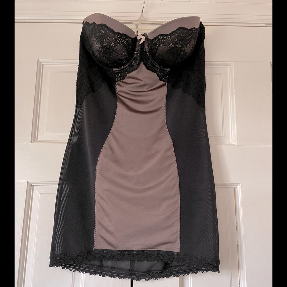 H&M Strapless black and purple dress body shaper